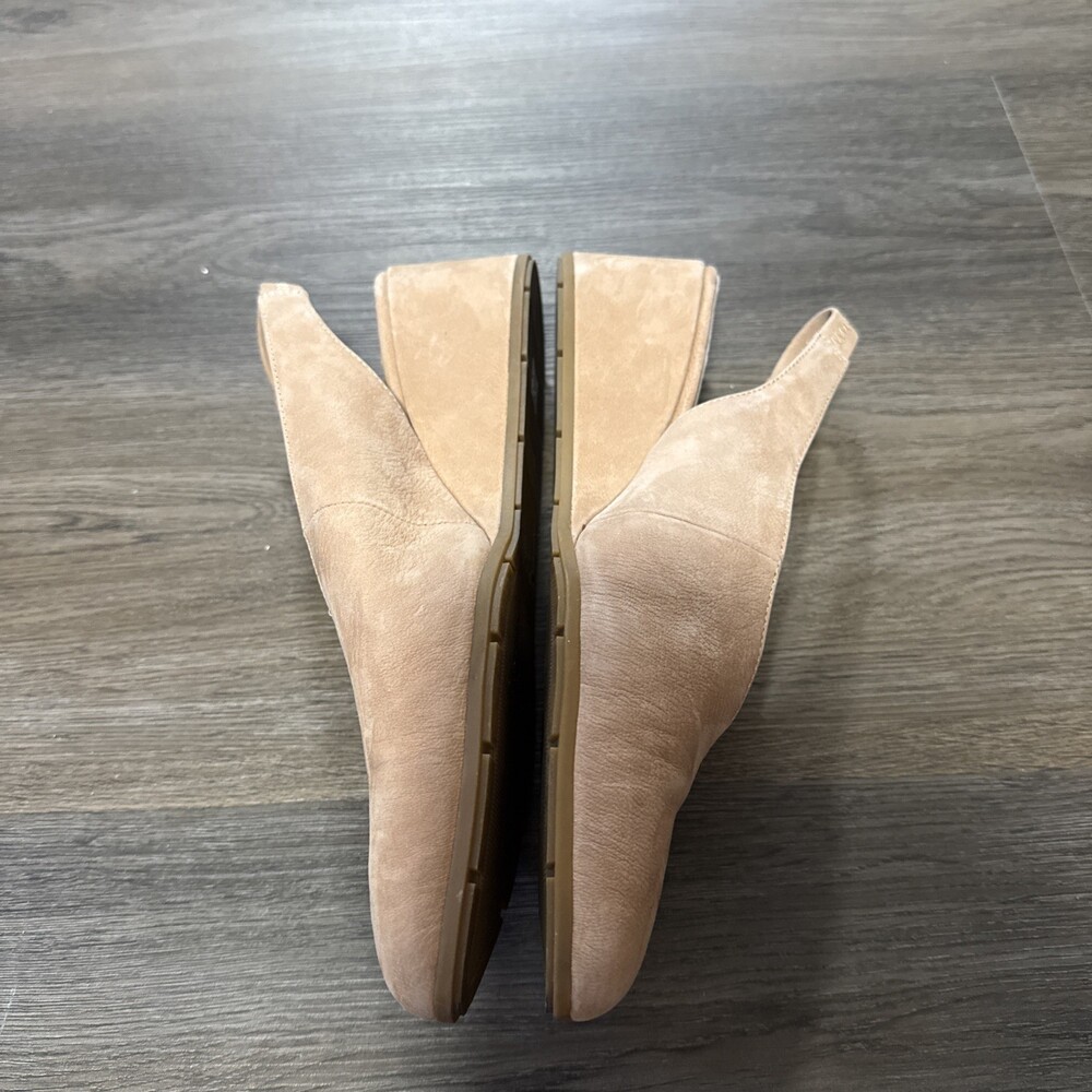 Eileen Fisher Gatwick Nubuck Slingback Block Heel Pumps Size 9.5 - Picture 7 of 8